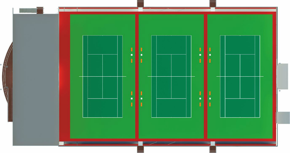 Теннисные корты в Тынде